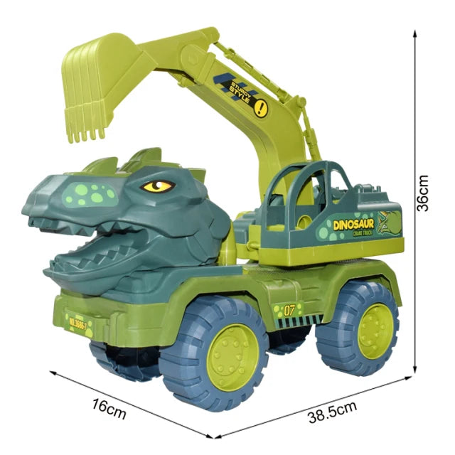 Roar into Learning Fun with Dinosaur Engineering Car Construction Toy!