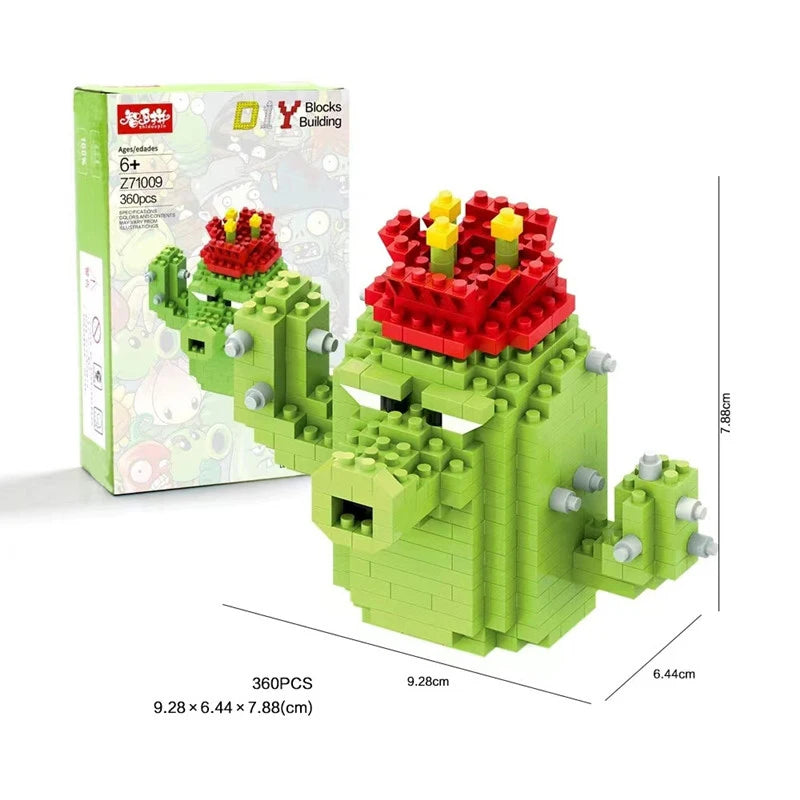 PvZ Battle Bloxx: Sunflower & Zombie Showdown Building Set