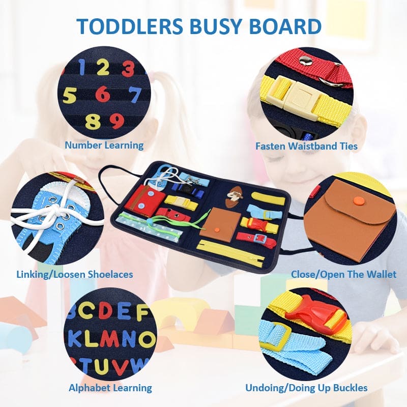 Activity All Day: Busy Board Toy Set - The Little Big Store