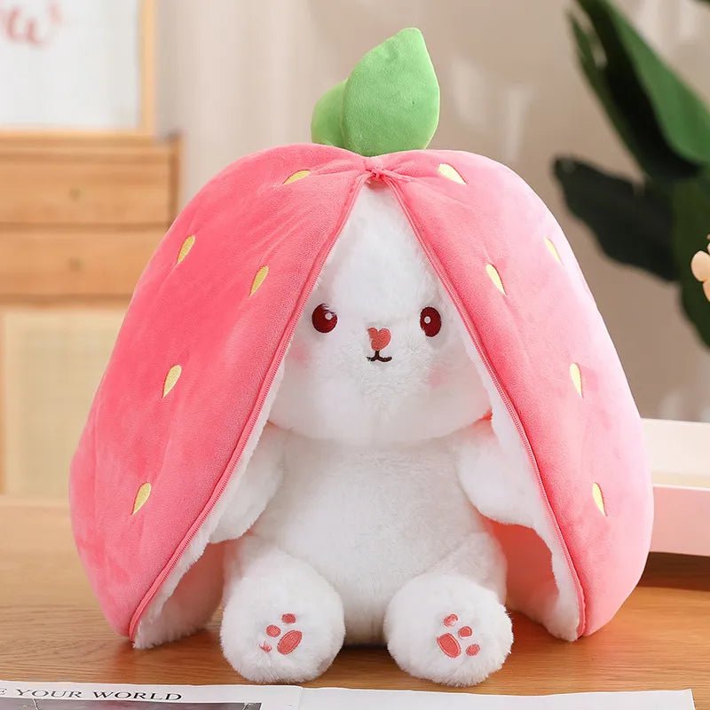 Adorable Bunny Plush Toys: Strawberry-Sweet Stuffed Rabbits for Hugging and Gifting - The Little Big Store