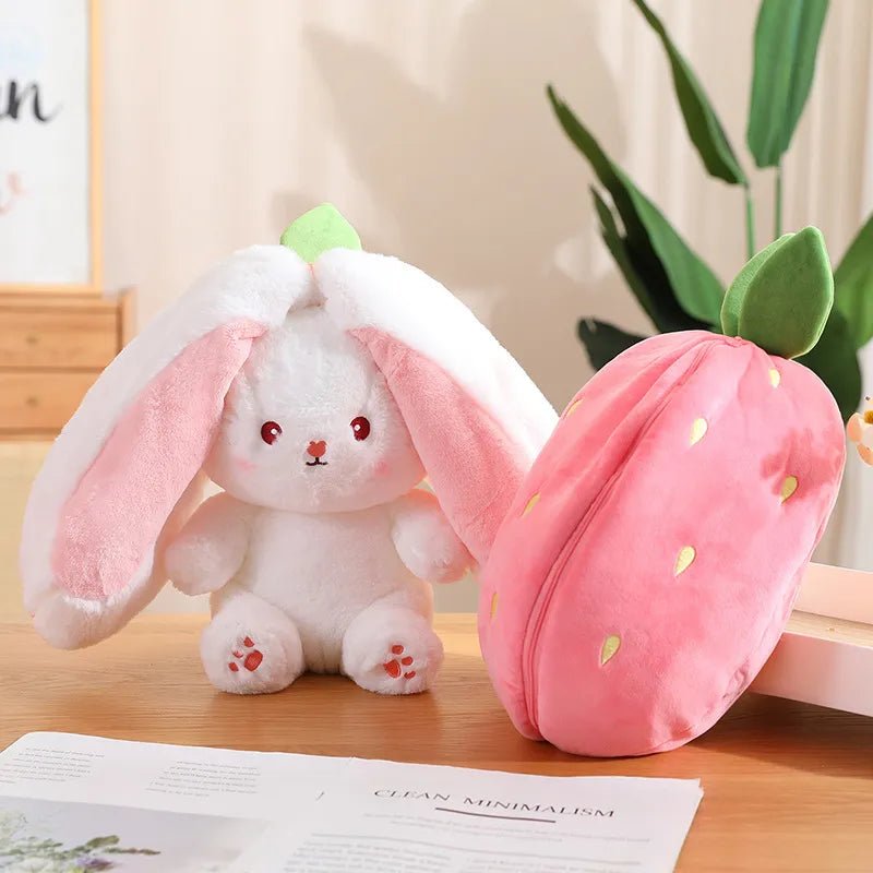 Adorable Bunny Plush Toys: Strawberry-Sweet Stuffed Rabbits for Hugging and Gifting - The Little Big Store