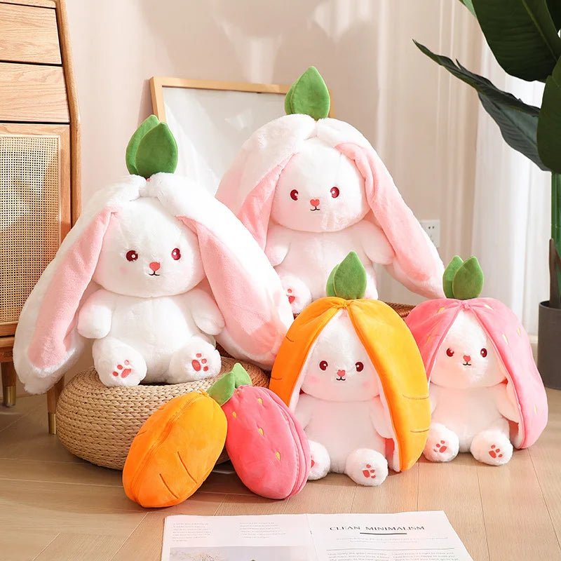 Adorable Bunny Plush Toys: Strawberry-Sweet Stuffed Rabbits for Hugging and Gifting - The Little Big Store