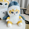 Adorable Ocean Charm: 20Cm Cute Shark Cat & Fried Shrimp Plush Doll Pendant - The Little Big Store