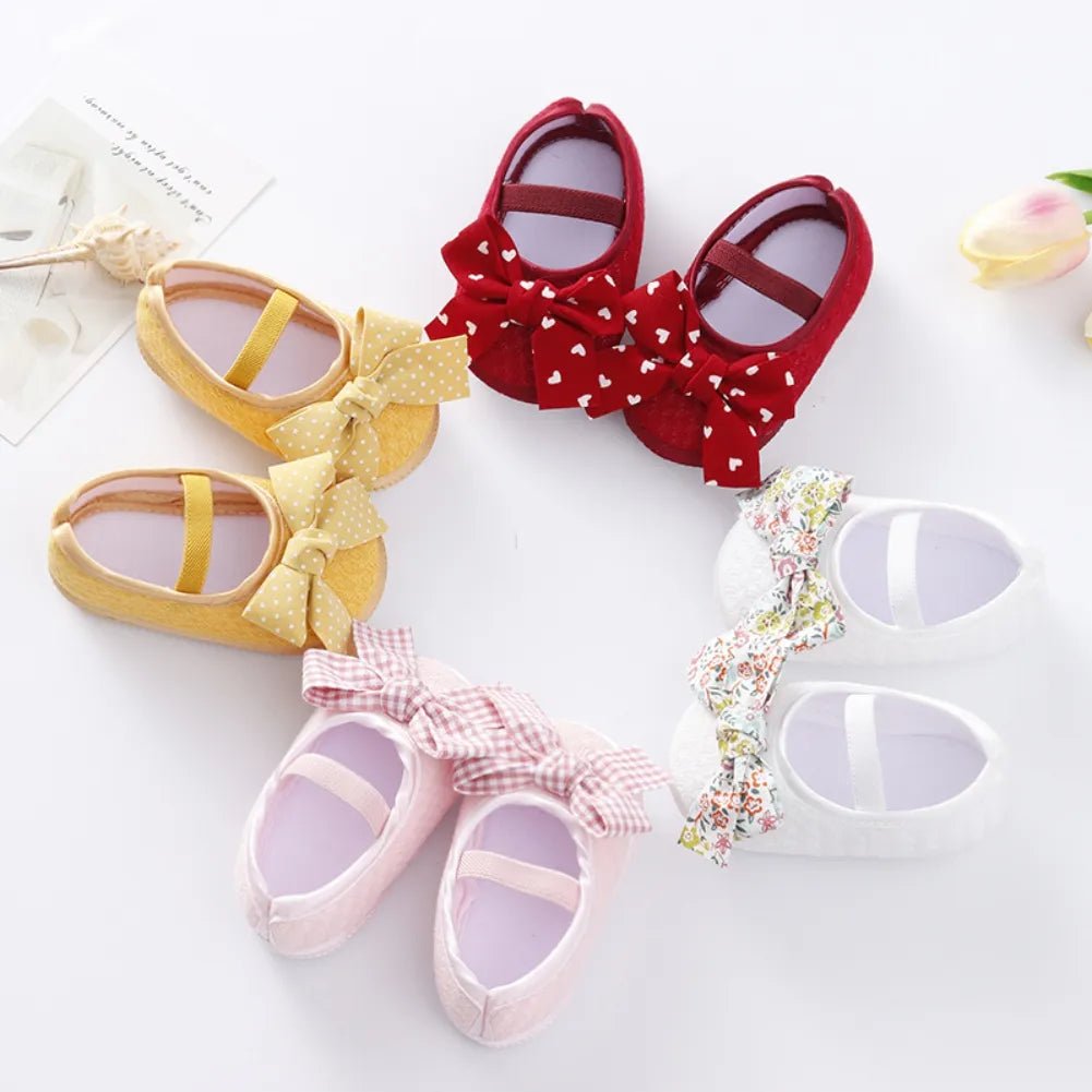 Adorable Steps: Baby Cute Bowknot Shoes - The Little Big Store