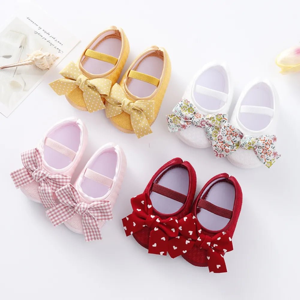 Adorable Steps: Baby Cute Bowknot Shoes - The Little Big Store