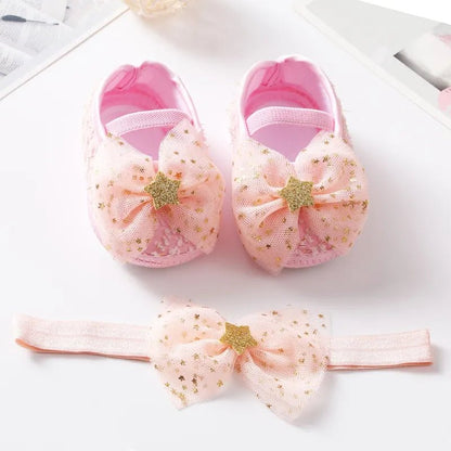 Adorable Steps: Baby Cute Bowknot Shoes - The Little Big Store