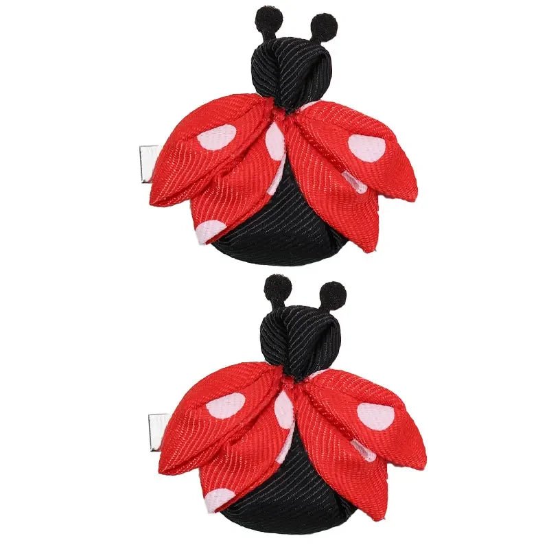 Adorn with Adorableness: Ladybug Hair Clips Set! - The Little Big Store