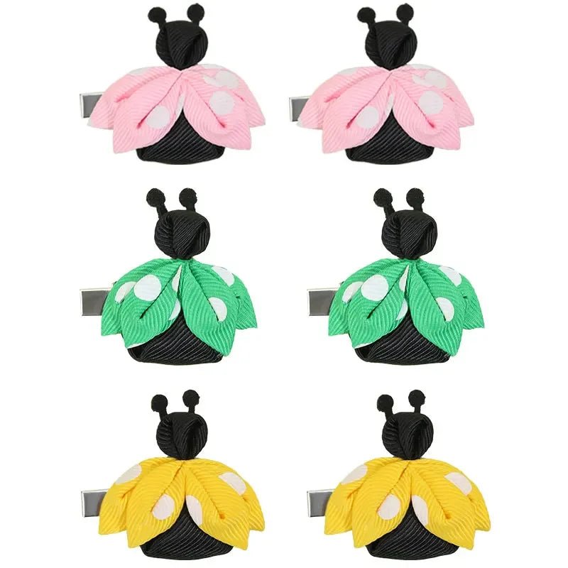 Adorn with Adorableness: Ladybug Hair Clips Set! - The Little Big Store