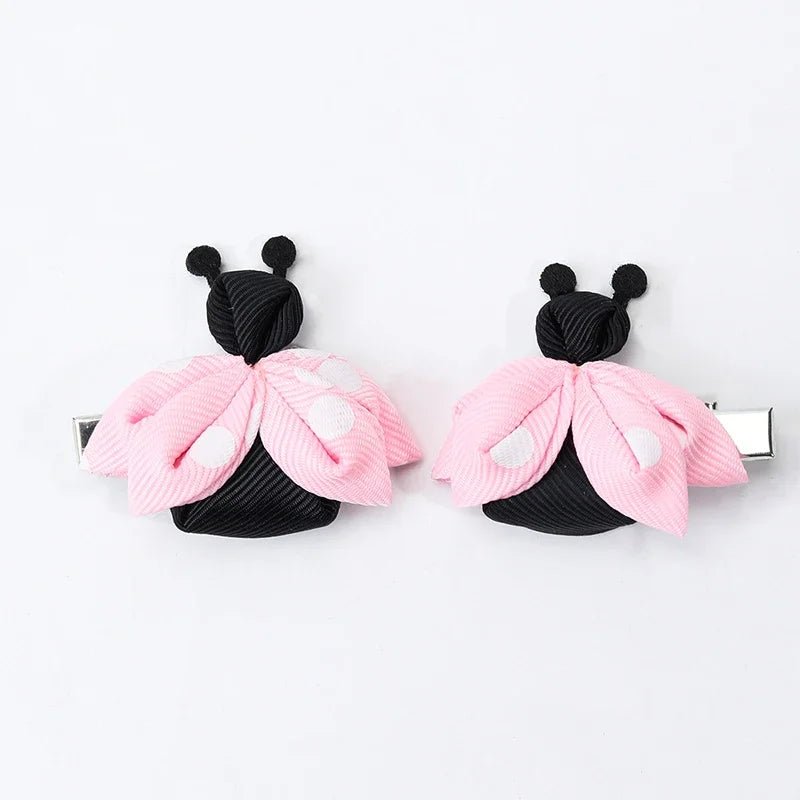 Adorn with Adorableness: Ladybug Hair Clips Set! - The Little Big Store