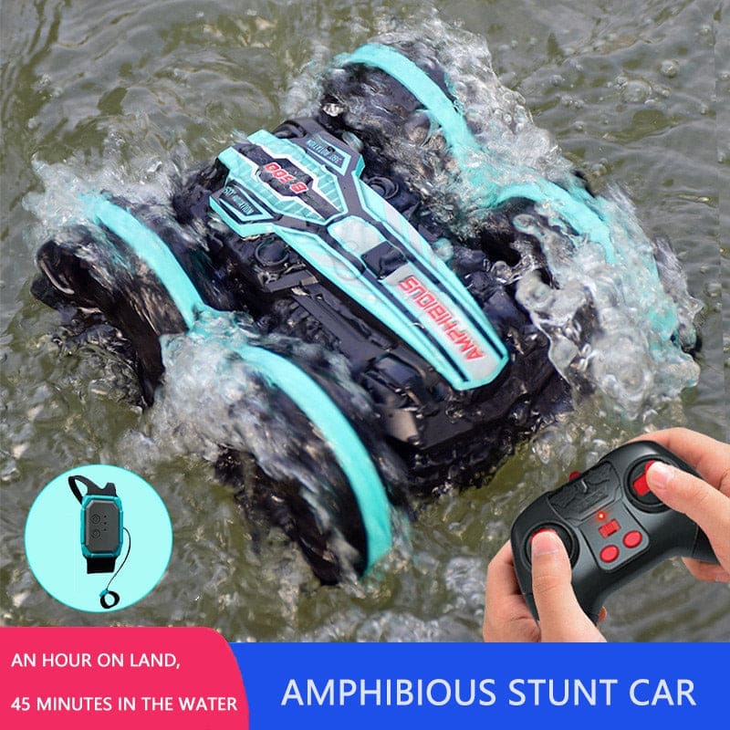 Amphibious Stunt Car Toy: Make a Splash with Exciting Land and Water Adventures! - The Little Big Store