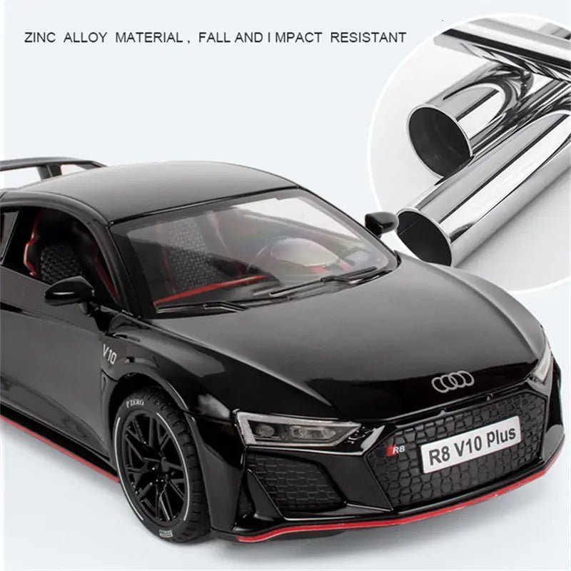 AUDI R8 Coupe V10 Plus Alloy Sports Car Model - The Little Big Store