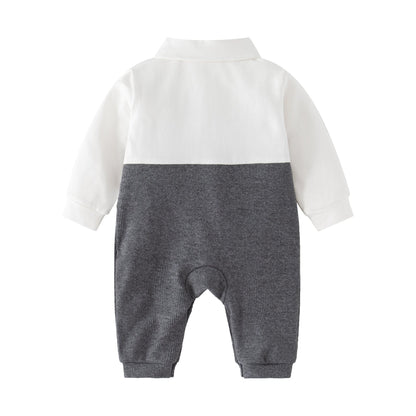 Autumn Baby Gentleman Birthday Clothes Romper - The Little Big Store