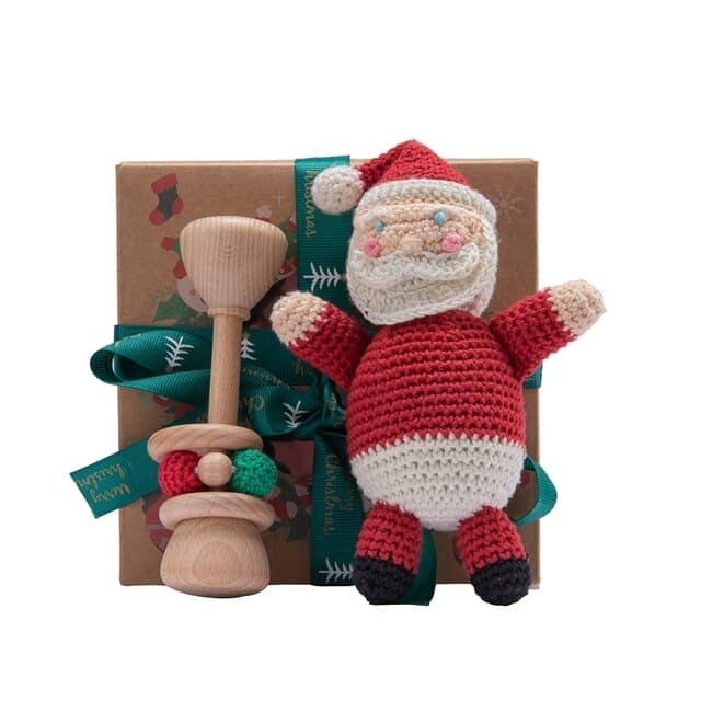 Baby Christmas Rattles Toys: Festive Jingles for Your Little One's Joyful Moments! - The Little Big Store