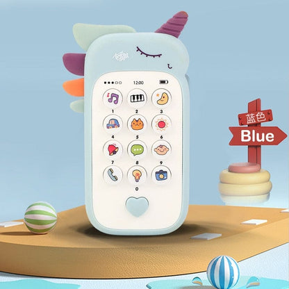 Baby Phone Toy Music Sound Telephone Sleeping Toys With Teether Simulation - The Little Big Store