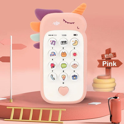 Baby Phone Toy Music Sound Telephone Sleeping Toys With Teether Simulation - The Little Big Store