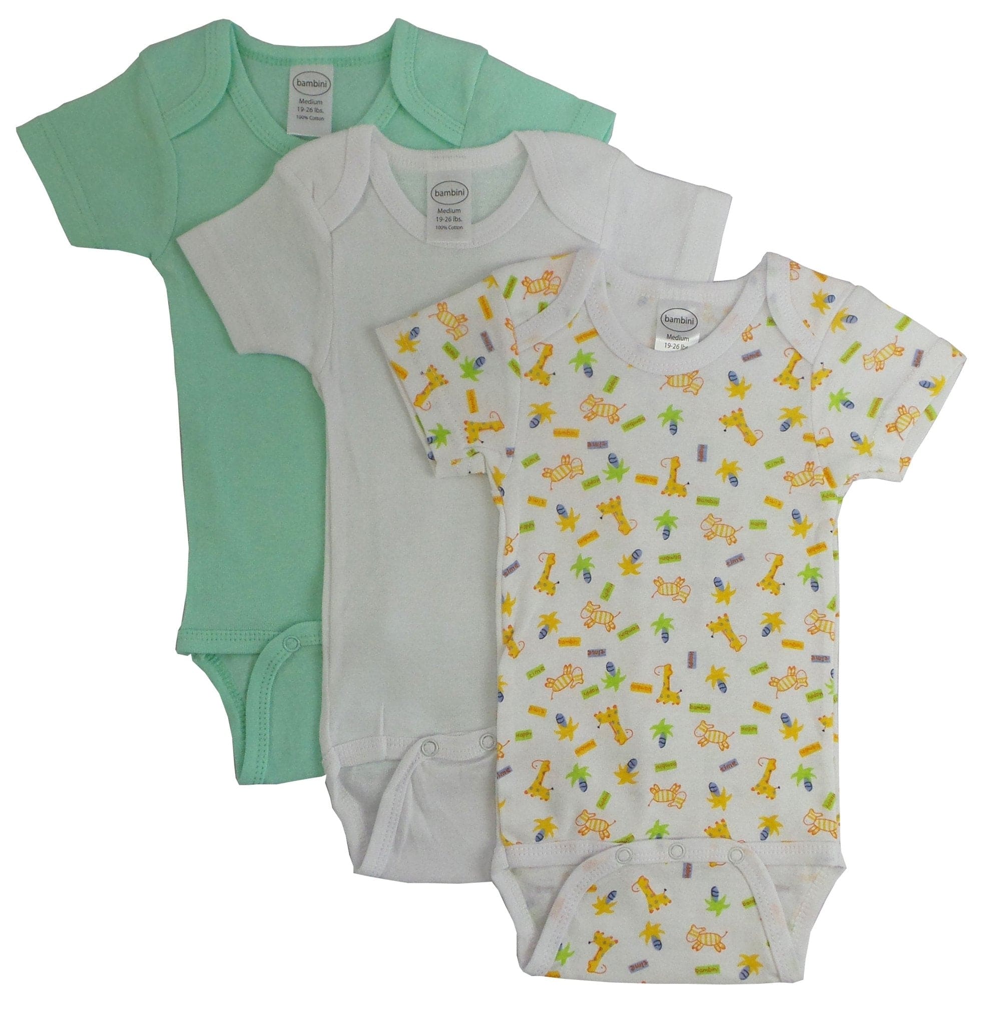 Bambini Boys' Printed Short Sleeve Variety Pack - The Little Big Store