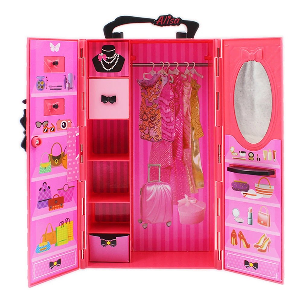 Barbie's Closet Collection: 64 Items of Doll Delight! - The Little Big Store