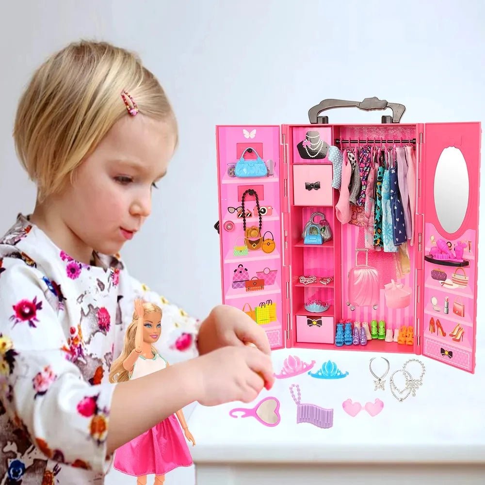 Barbie's Closet Collection: 64 Items of Doll Delight! - The Little Big Store