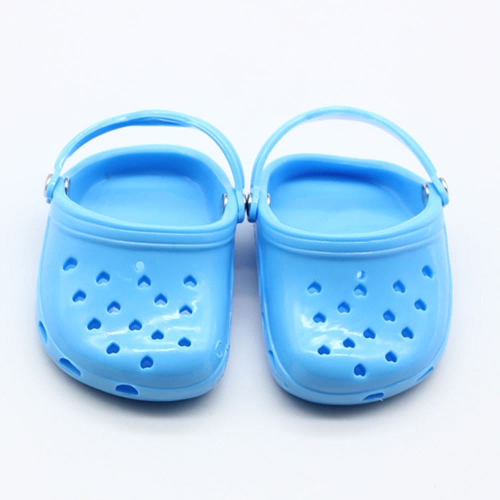 Beach Chic Doll Slippers: Stylish Sandal Fun! - The Little Big Store