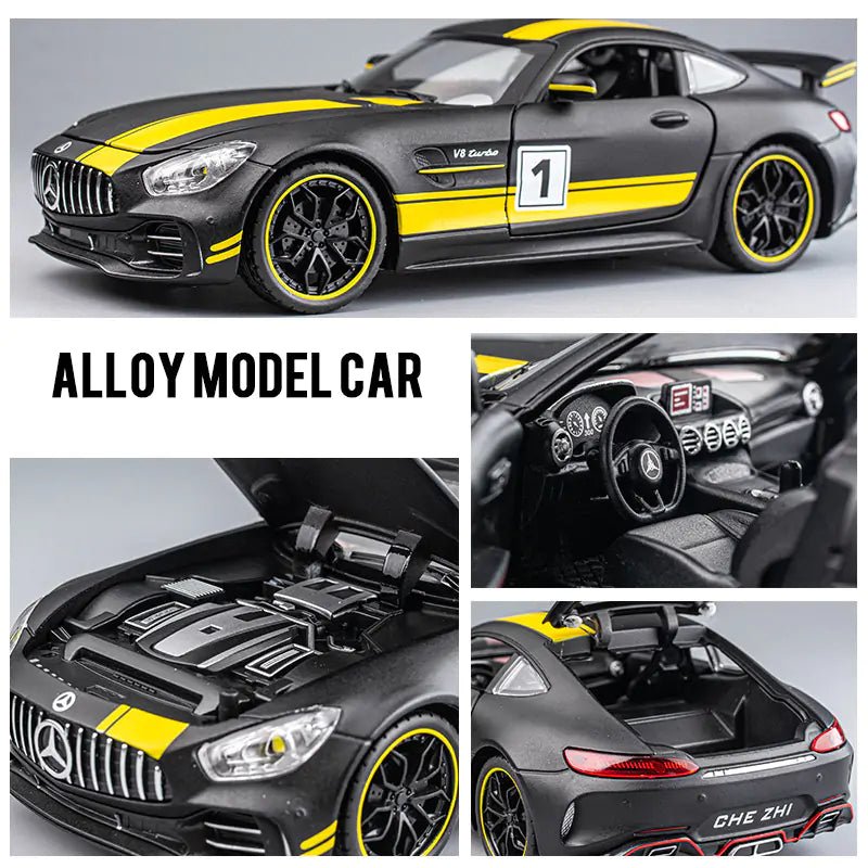 Benzs GT GTR Alloy Racing Car Model - The Little Big Store