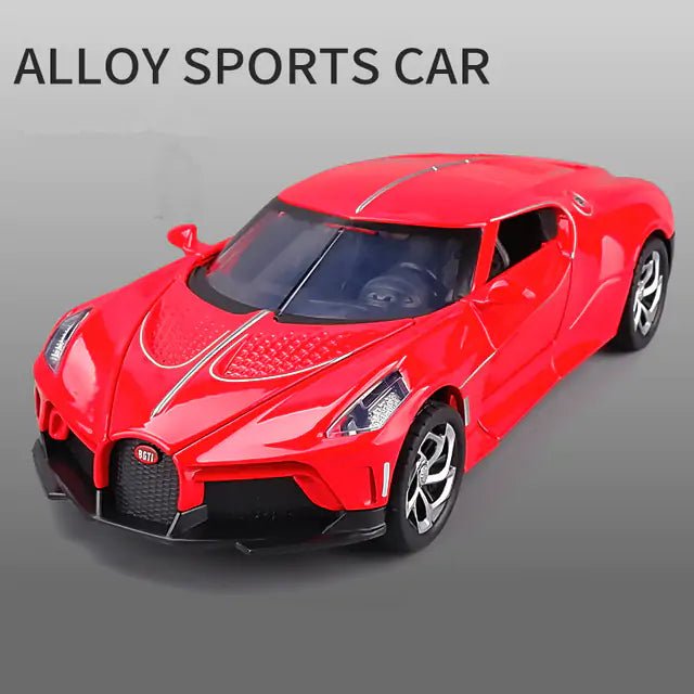 Bugatti Lavoiturenoire Alloy Sports Car Model - The Little Big Store