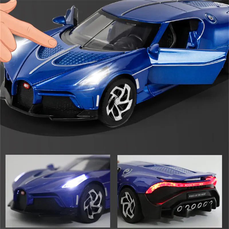 Bugatti Lavoiturenoire Alloy Sports Car Model - The Little Big Store