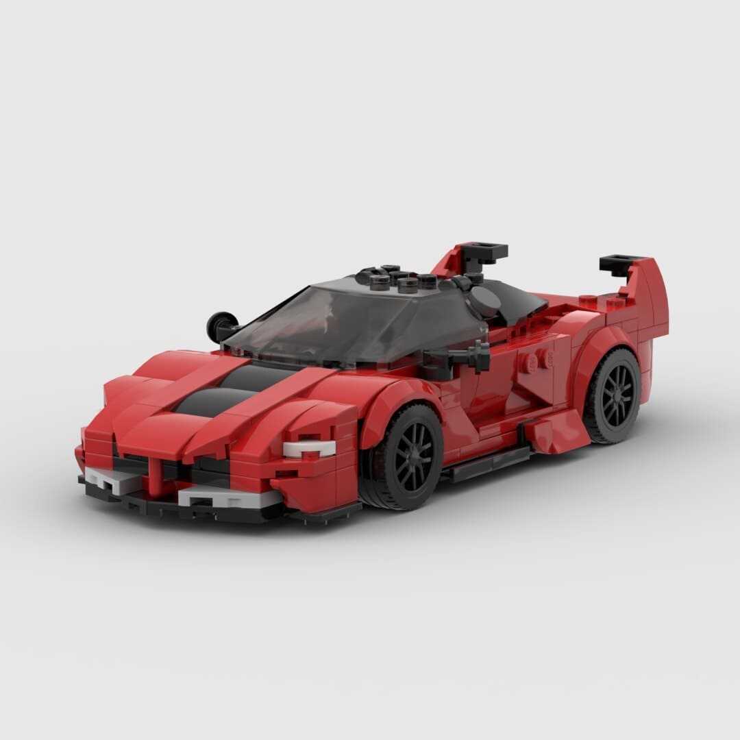 Build the Dream: Ferrari FXXK V2 Building Blocks Toy Car - The Little Big Store