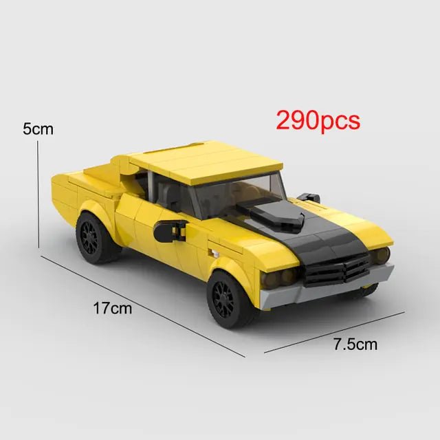 Building Blocks Camaro Z28 Sports Racing Car Model Bricks - The Little Big Store