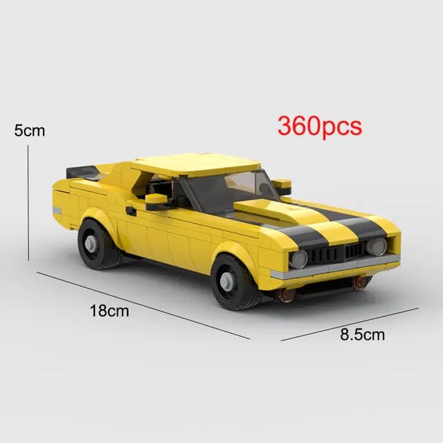 Building Blocks Camaro Z28 Sports Racing Car Model Bricks - The Little Big Store