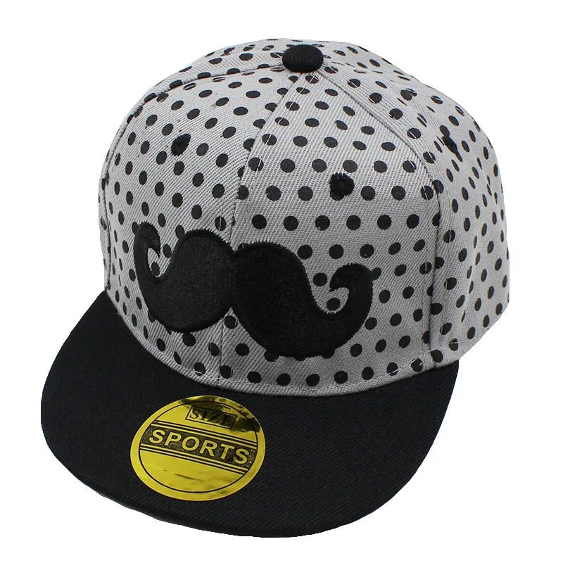 Canvas Beard Snapback: Hip-Hop Caps for Kids! - The Little Big Store