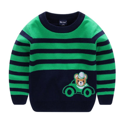 Cartoon Cozy Craze: Adorable Children's Sweater – Wrap Your Little Ones in Whimsical Warmth! - The Little Big Store