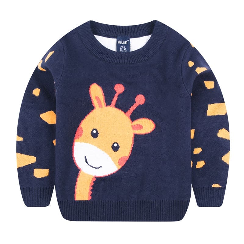 Cartoon Cozy Craze: Adorable Children's Sweater – Wrap Your Little Ones in Whimsical Warmth! - The Little Big Store