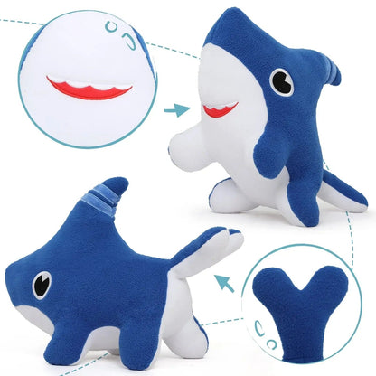 Charming Shark Dog Plush Toy: Perfect Birthday Gift for Boys and Girls! - The Little Big Store