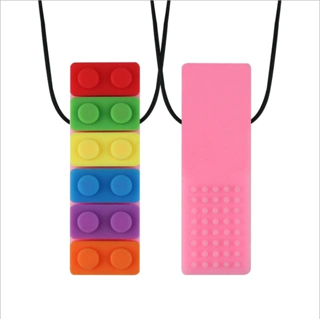 Chew, Soothe, Repeat: Our Sensory Chew Teether Toy Necklace for Kids - The Little Big Store