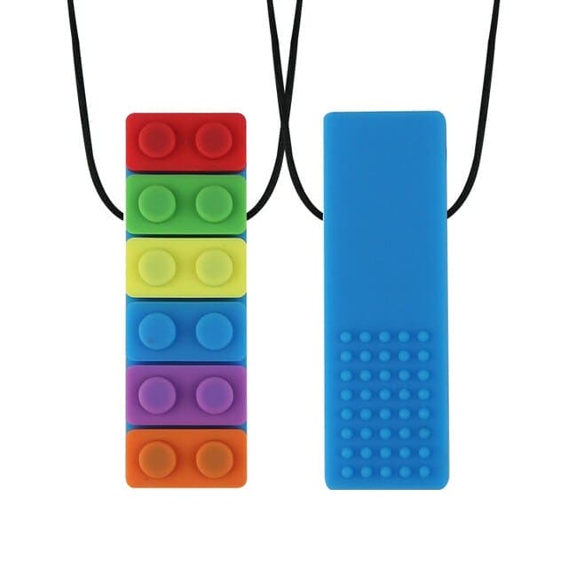 Chew, Soothe, Repeat: Our Sensory Chew Teether Toy Necklace for Kids - The Little Big Store