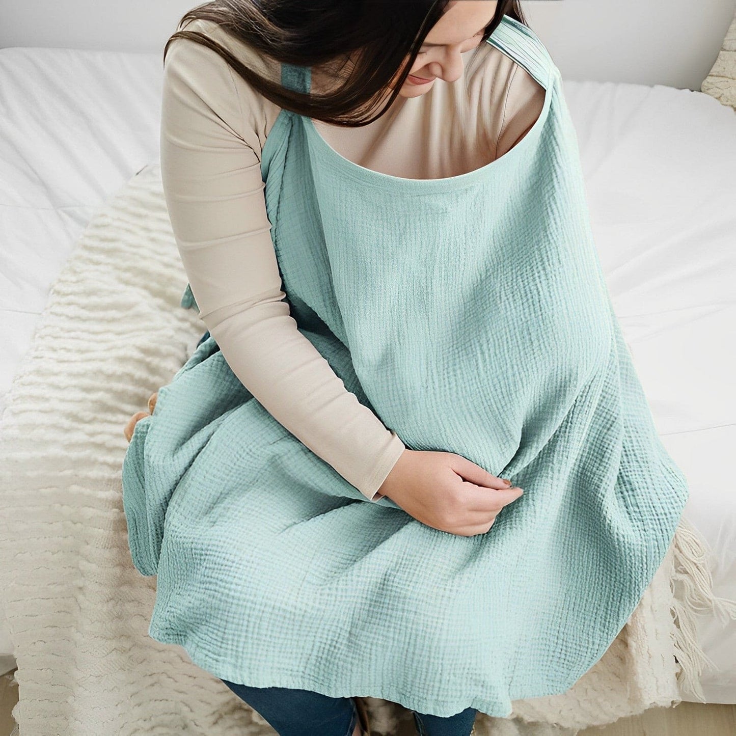 Chic and Comfortable Nursing Cover: The Ultimate Breastfeeding Companion - The Little Big Store