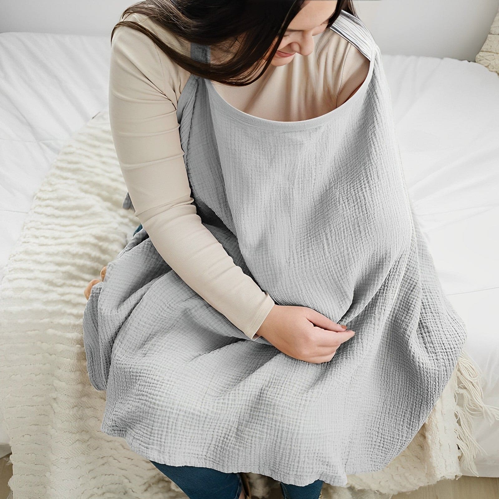 Chic and Comfortable Nursing Cover: The Ultimate Breastfeeding Companion - The Little Big Store