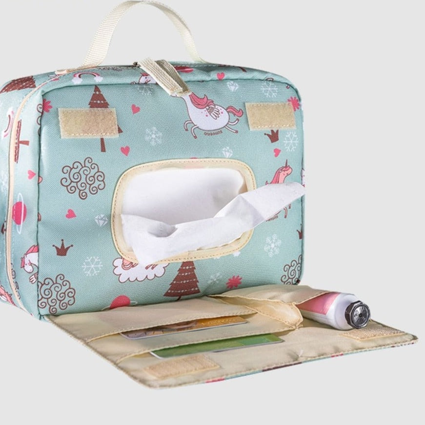 Chic 'n Carry: Trendy Baby Diaper Bags with Fashion Prints for Disposable & Reusable Bliss! - The Little Big Store