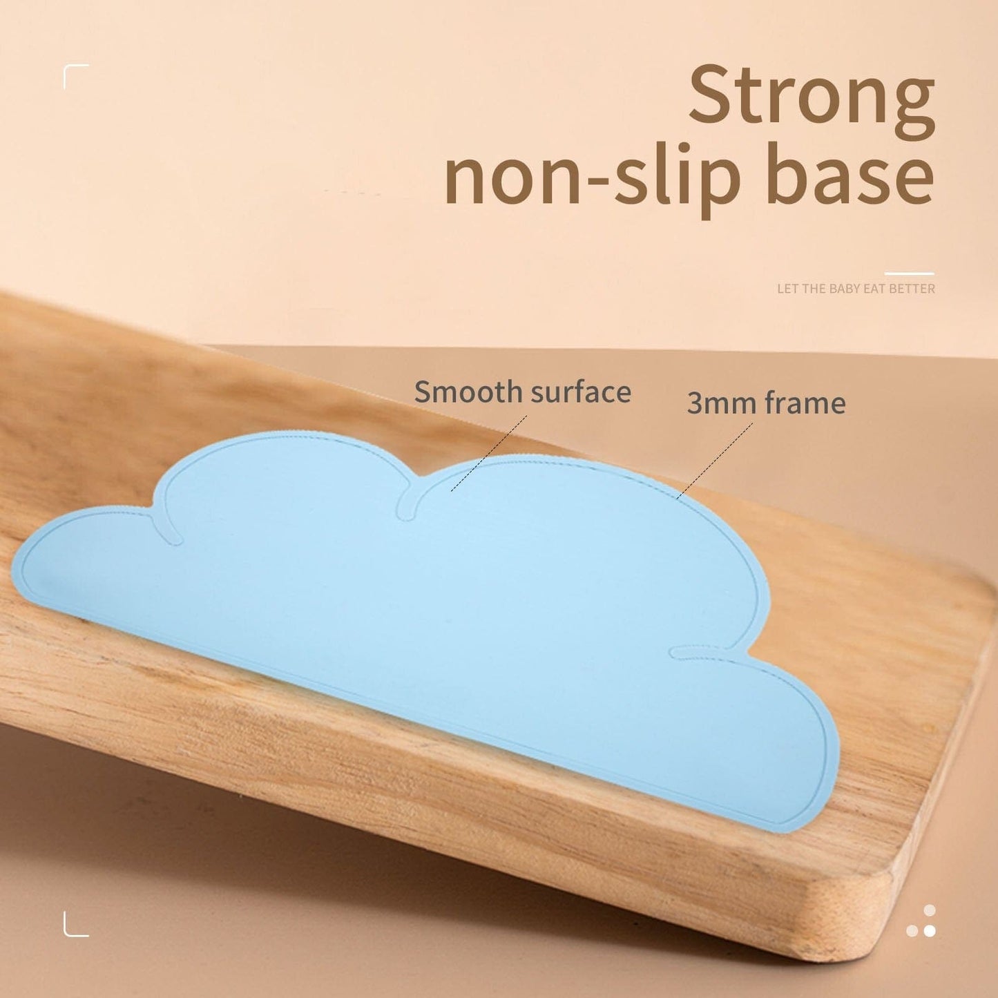 CloudComfort: Mess-Free Meals with Baby Silicone Placemat - The Little Big Store