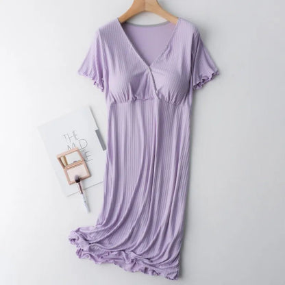 Comfort & Style: Modal Maternity Nightwear - The Little Big Store