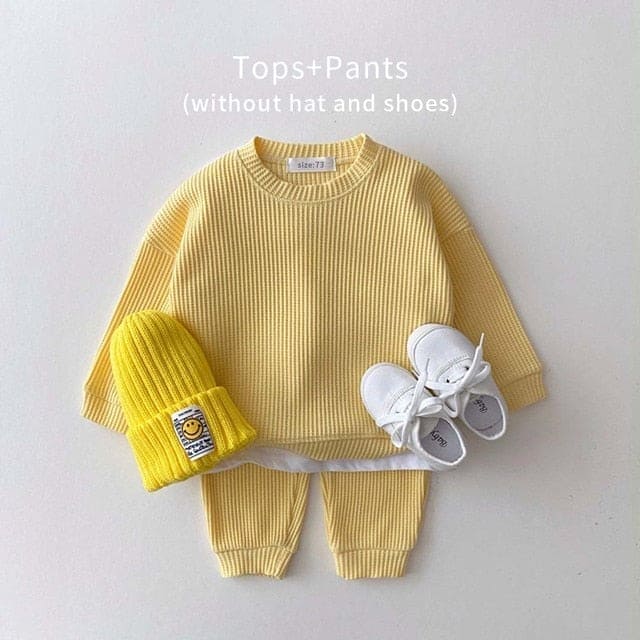 Cozy in Cotton: Baby Cotton Knitting Clothing Sets for Ultimate Comfort - The Little Big Store