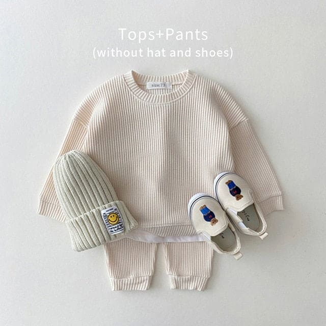 Cozy in Cotton: Baby Cotton Knitting Clothing Sets for Ultimate Comfort - The Little Big Store