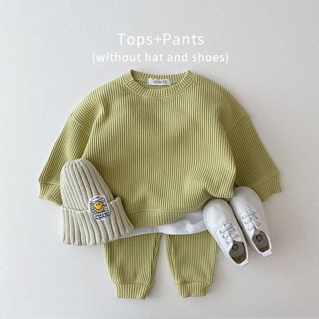 Cozy in Cotton: Baby Cotton Knitting Clothing Sets for Ultimate Comfort - The Little Big Store