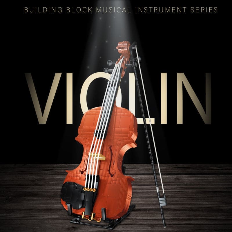 Create Musical Magic with our Violin Building Blocks Toy! - The Little Big Store