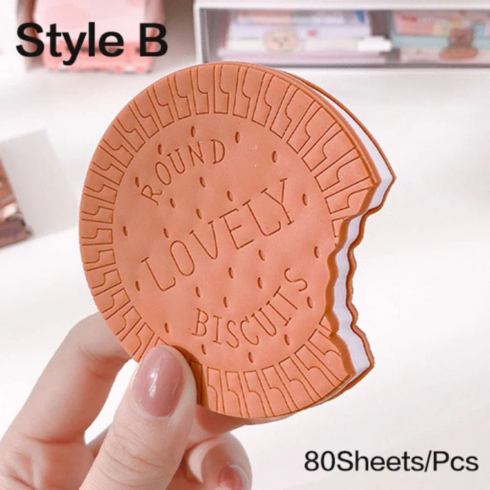 Creative Chocolate Cookies Shape Note Book - The Little Big Store