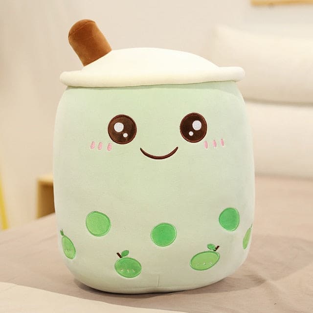 Cuddle Up with Sweetness: Cute Boba Milk Tea Plushie Toy for Huggable Happiness! - The Little Big Store