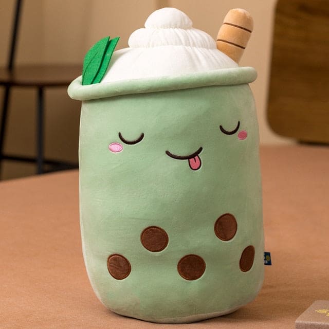 Cuddle Up with Sweetness: Cute Boba Milk Tea Plushie Toy for Huggable Happiness! - The Little Big Store