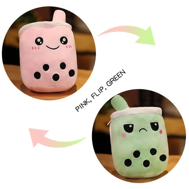 Cuddle Up with Sweetness: Cute Boba Milk Tea Plushie Toy for Huggable Happiness! - The Little Big Store