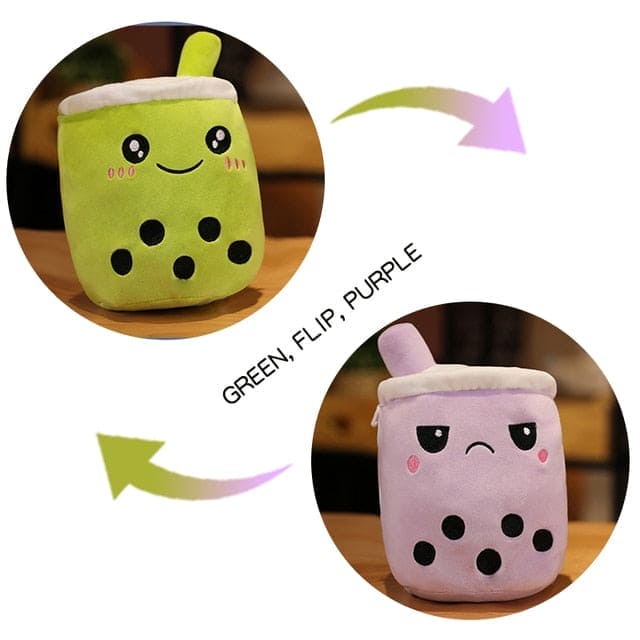 Cuddle Up with Sweetness: Cute Boba Milk Tea Plushie Toy for Huggable Happiness! - The Little Big Store