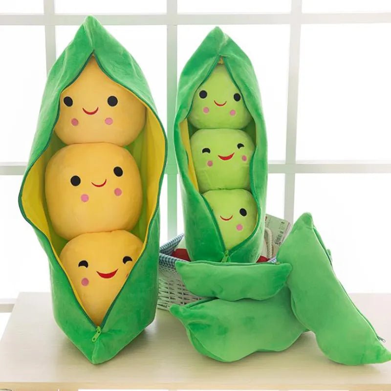 Cute children's baby plush peas filled plant doll toy children - The Little Big Store